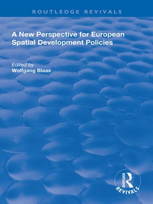 cover image of A New Perspective for European Spatial Development Policies